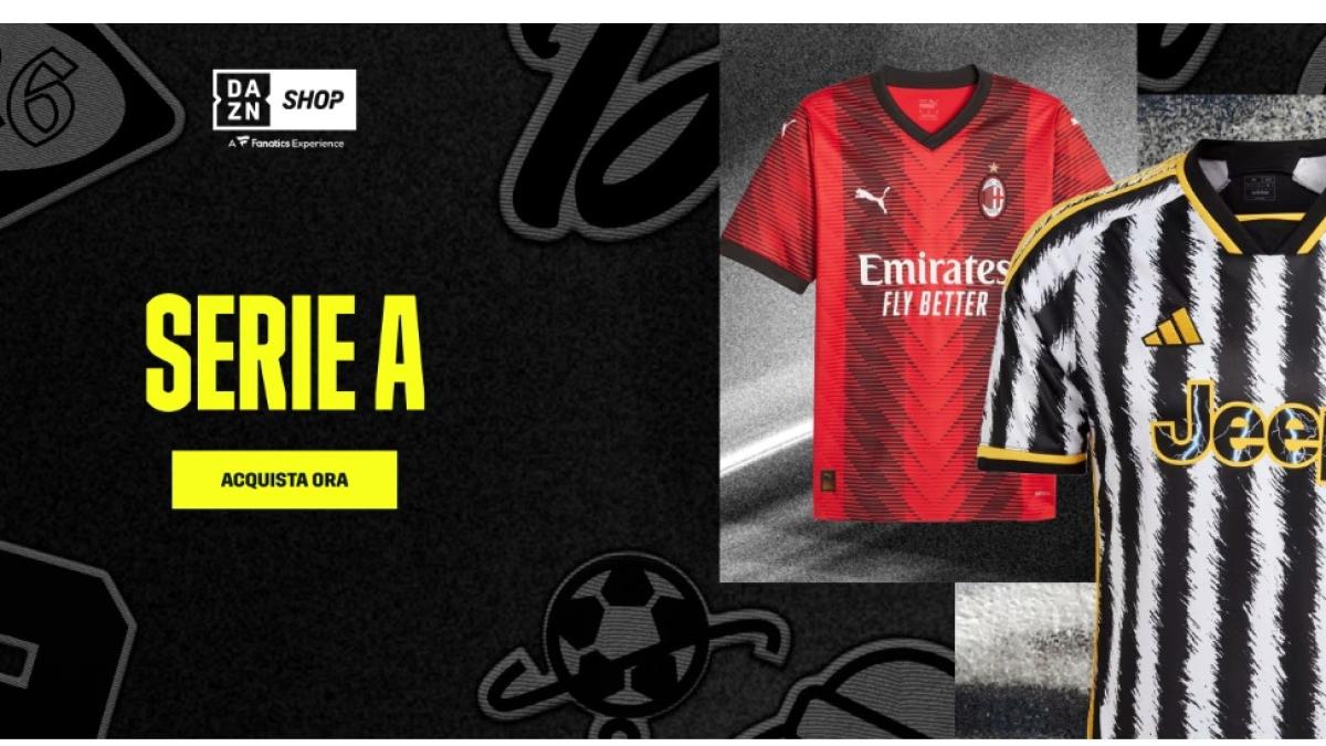 Sbarca in Italia Dazn Shop, l'e-commerce dedicato al merchandise sportivo