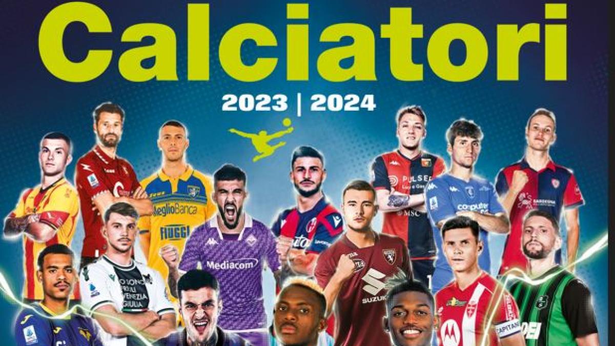 Album Panini dei calciatori 2023/2024 in regalo oggi con la