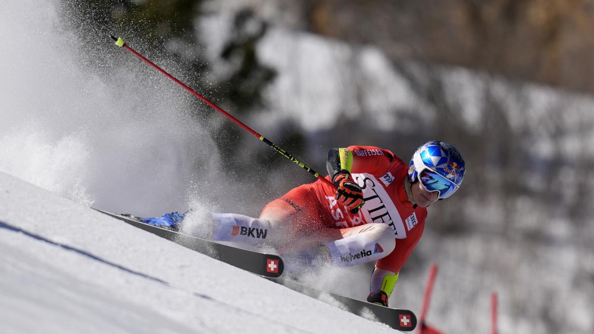Slalom gigante ad Aspen, c'è solo Odermatt al comando dopo la prima