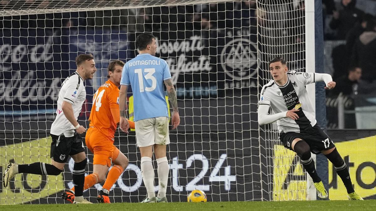 Udinese Defeats Lazio with 2 Quick Goals: Lucca’s Opener and Zarraga’s Winner in Minutes 47-51 – Fourth Loss in Five Matches for Biancocelesti