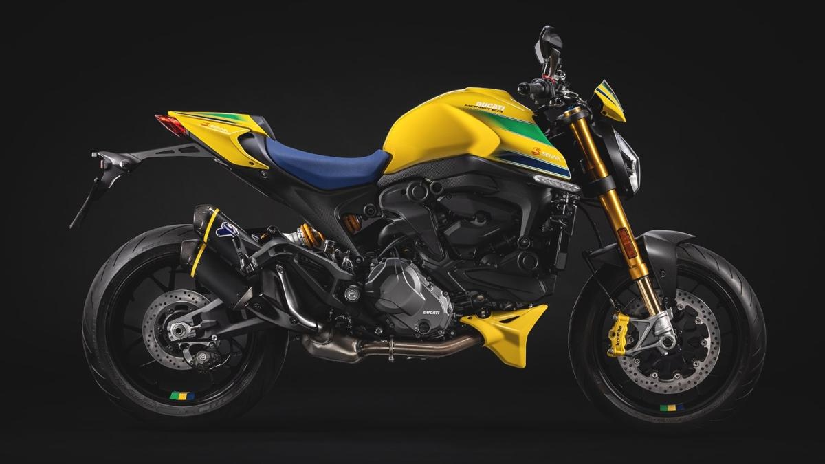 Ducati Monster Senna Una Naked Da Collezione Per L Asso Brasiliano Gazzetta It