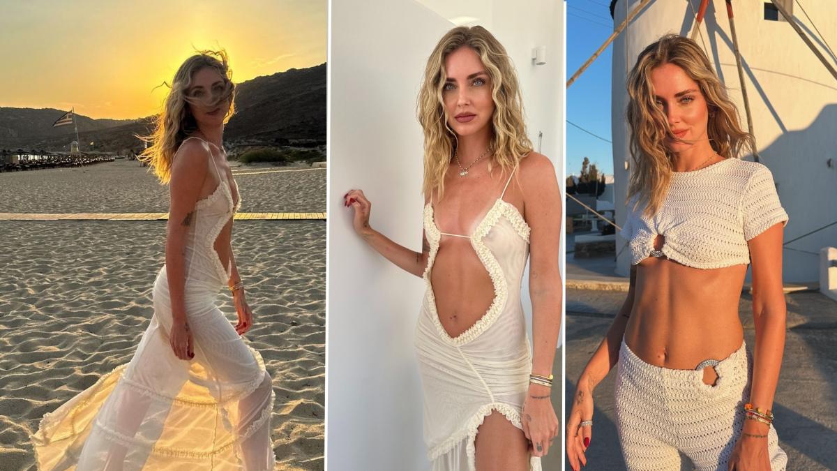 Chiara Ferragni hot in Grecia: le foto del naked look a Mykonos