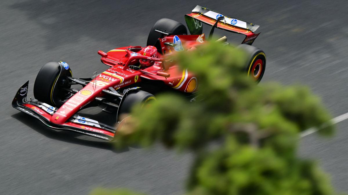 F1バクー、ルクレールがフリープラクティス2でペレスとハミルトンを抑えて最速