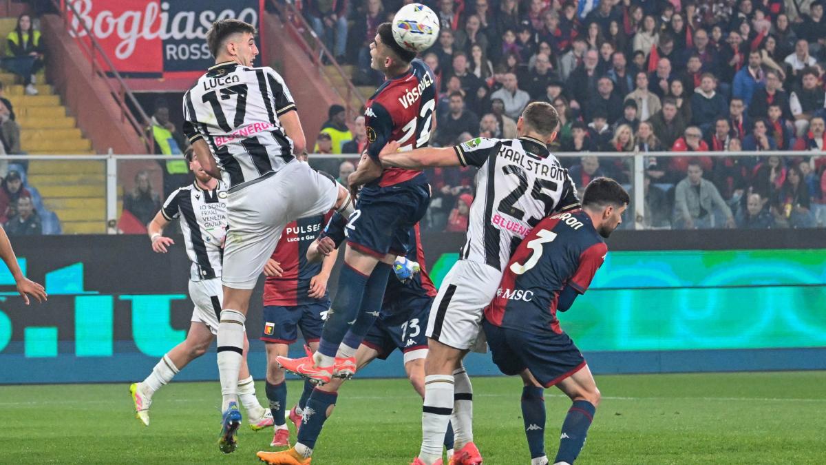 Genoa-Udinese, le pagelle: Zanoli, gol da 7. Errore incredibile per Lucca: 5