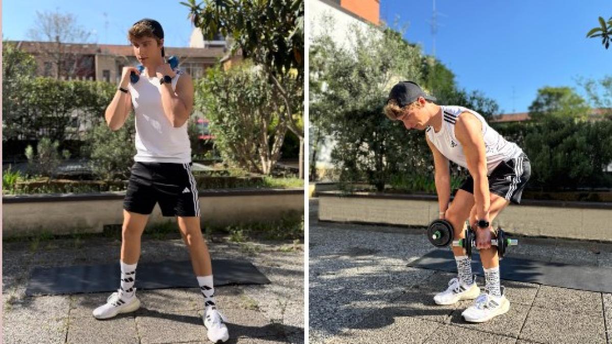Dorsali: 3 esercizi con manubri da fare in casa o all'aperto