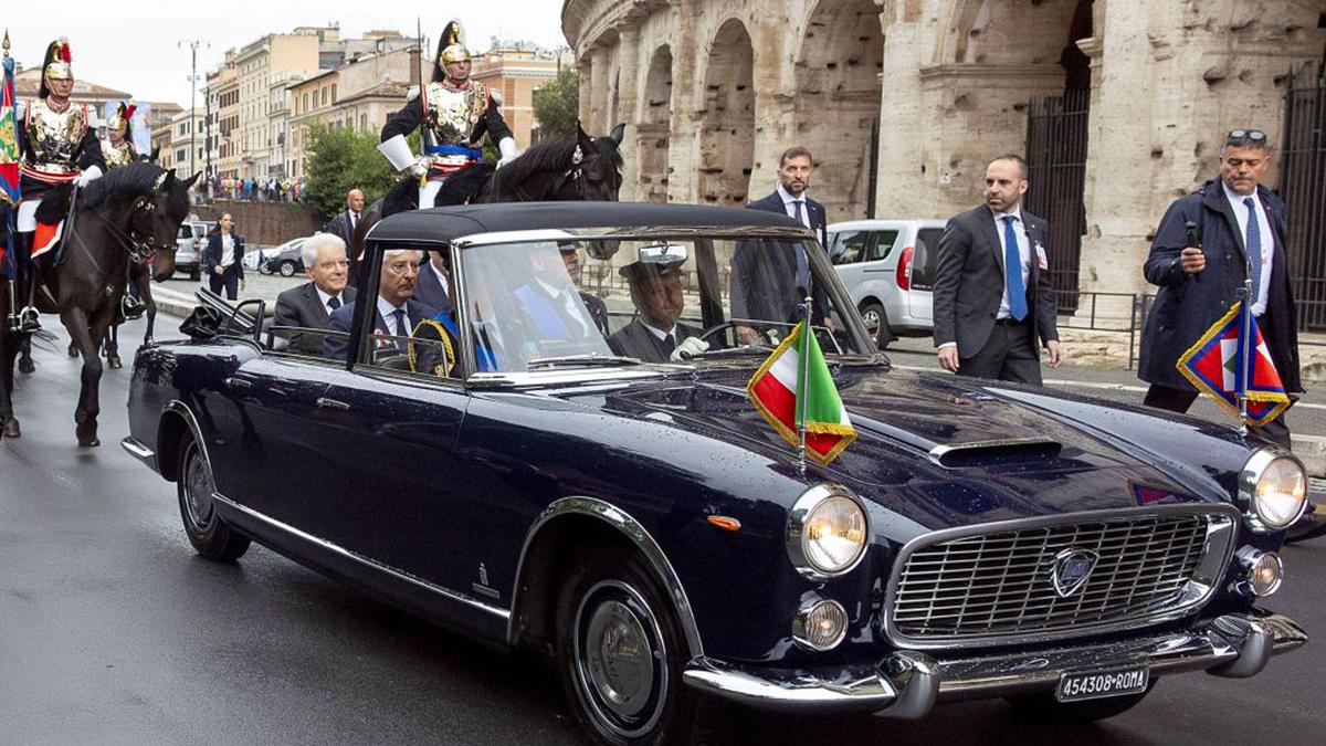 2 giugno la lancia flaminia 335 del presidente della repubblica