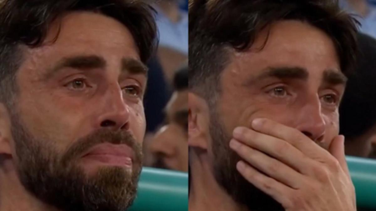 Ha perso la moglie a novembre: le lacrime di Rafel Pol, vice di Luis Enrique, durante Psg-Inter