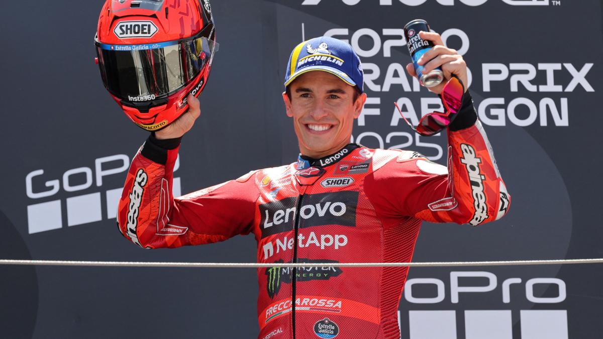 MotoGP Aragon, festa completa per Marc Marquez. Bagnaia lotta e chiude 3°