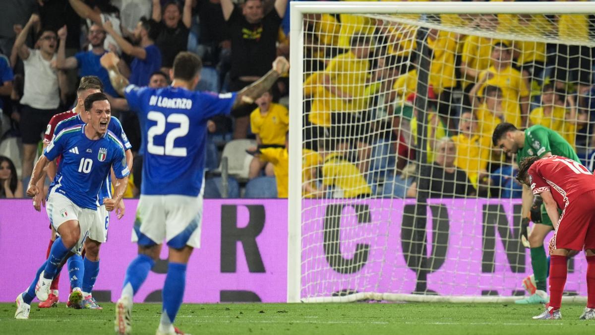 Italia, vittoria triste: doveva essere goleada, ma con la Moldova è solo 2 0 Italia, vittoria triste: doveva essere goleada, ma con la Moldova è solo 2 0