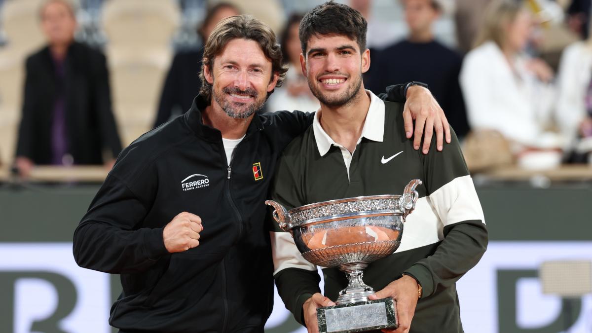 ferrero buffetto ad alcaraz ok le feste dopo la vittoria ma si ricordi che 232 un tennista