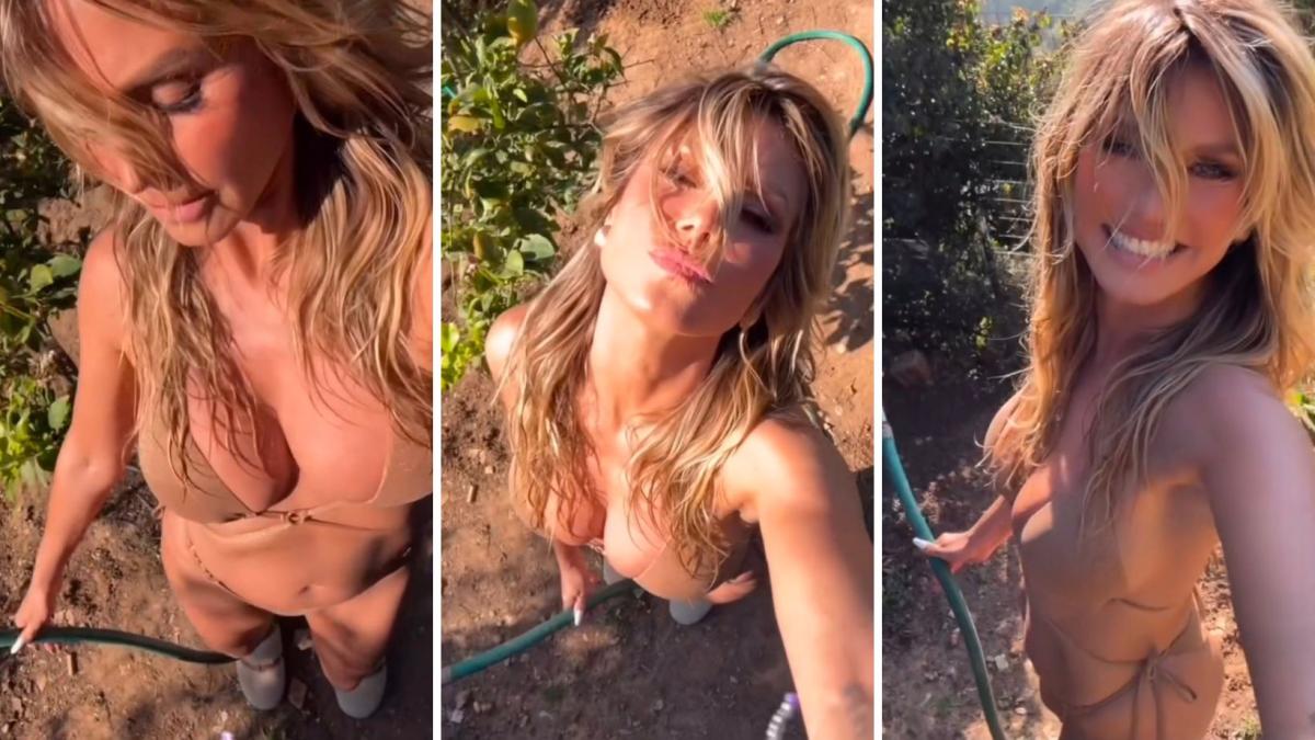 Heidi Klum in bikini stuzzica i fan su Instagram: "Sapete che ho gli occhi color nocciola?" Heidi Klum in bikini stuzzica i fan su Instagram: "Sapete che ho gli occhi color nocciola?"