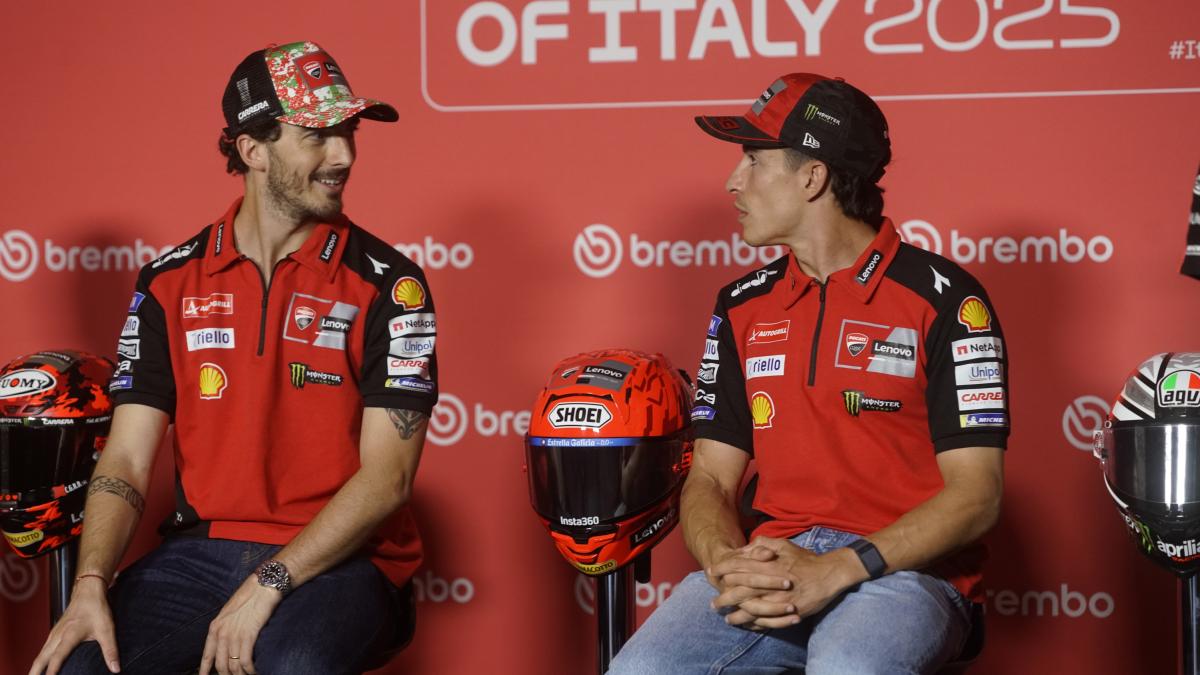 mugello bagnaia se qui non vado forte diventa un problema marc marquez pecco 232 vicino