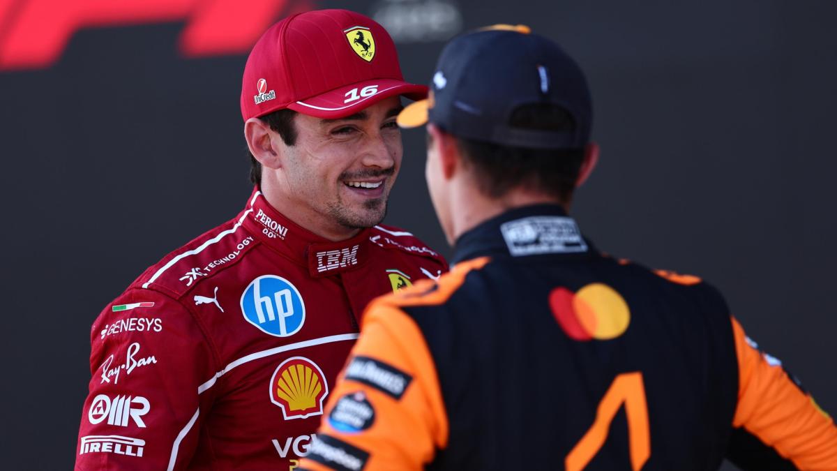 leclerc ci crede ora mettiamo pressione alle mclaren norris gasato mi godo il momento
