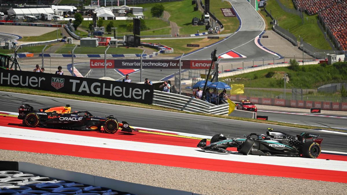 austria antonelli butta fuori verstappen kimi chiedo scusa e max lo perdona
