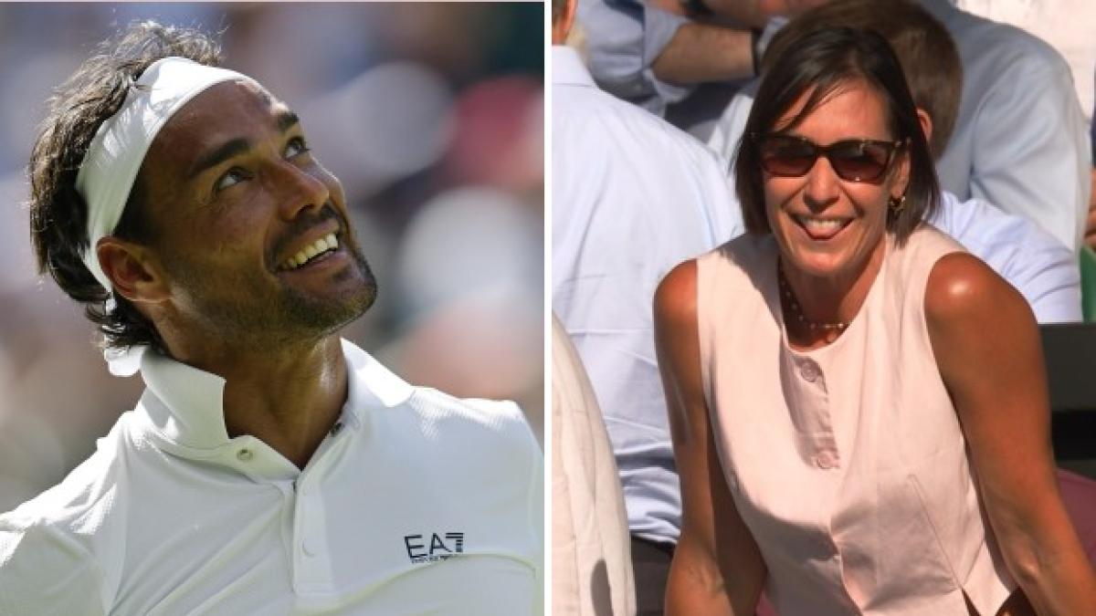 Il commiato tutto sorrisi di Fognini da Wimbledon. E che siparietto con Pennetta Il commiato tutto sorrisi di Fognini da Wimbledon. E che siparietto con Pennetta