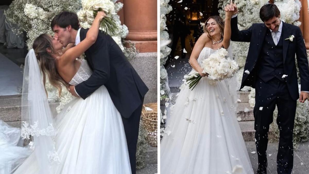 Sandro Tonali e Giulia Pastore: nozze da favola sul lago di Como