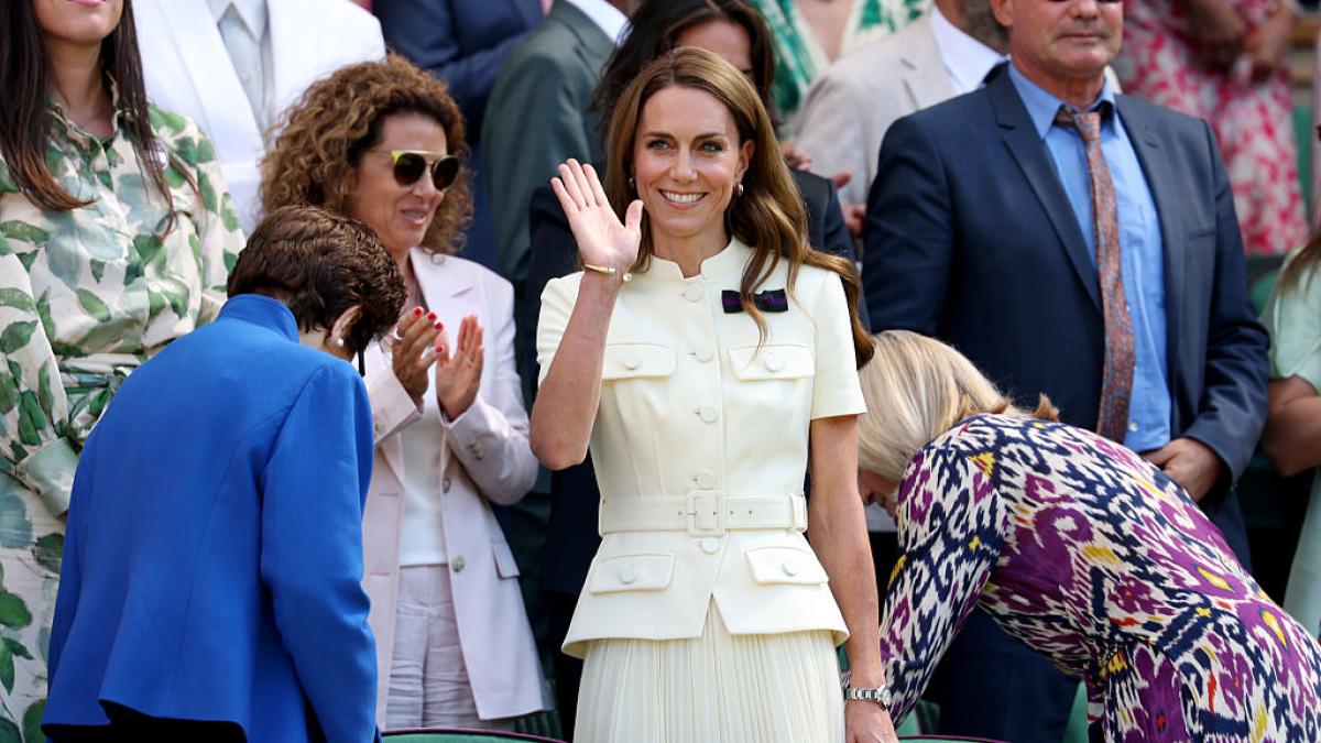 Kate Middleton nel Royal Box a Wimbledon per la finale femminile Kate Middleton nel Royal Box a Wimbledon per la finale femminile