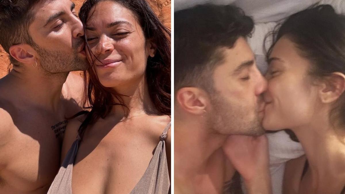 Elodie e Andrea Iannone, un bacio a letto per allontanare le voci di crisi Elodie e Andrea Iannone, un bacio a letto per allontanare le voci di crisi