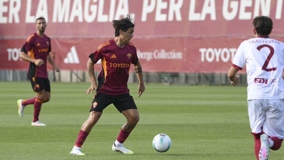 Roma, Dybala subito in cattedra. Bene Koné nel 14 0 al Trastevere Roma, Dybala subito in cattedra. Bene Koné nel 14 0 al Trastevere
