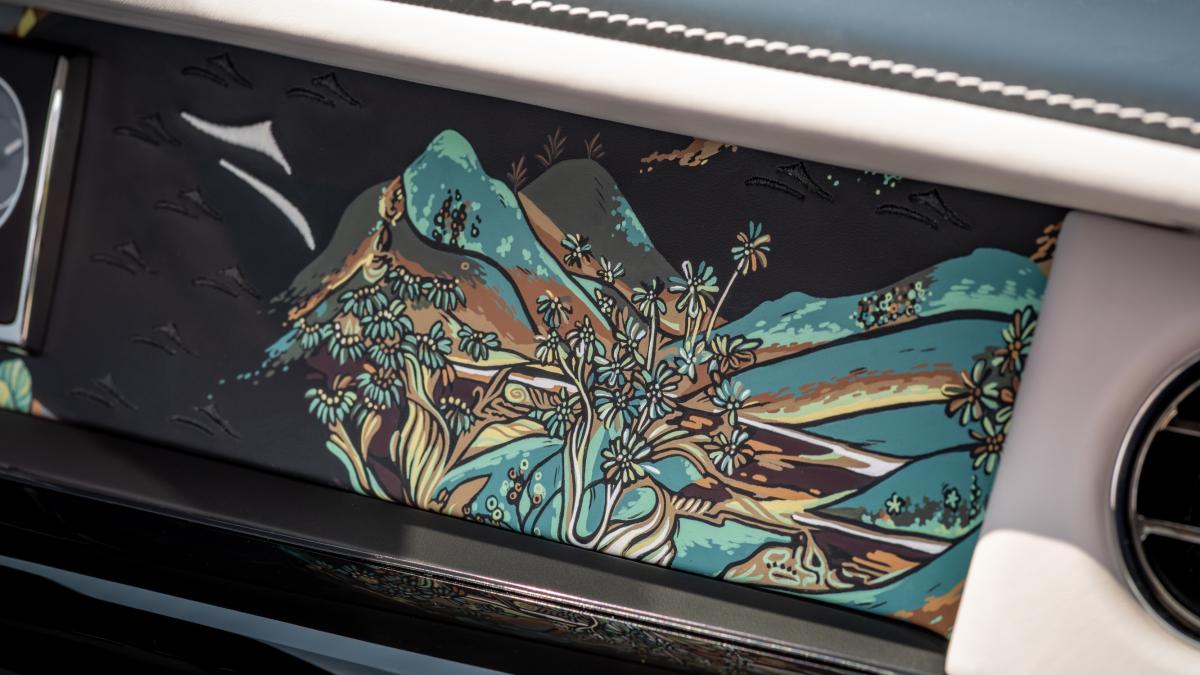 rolls royce l arte degli antichi dipinti murali cinesi per tre auto speciali