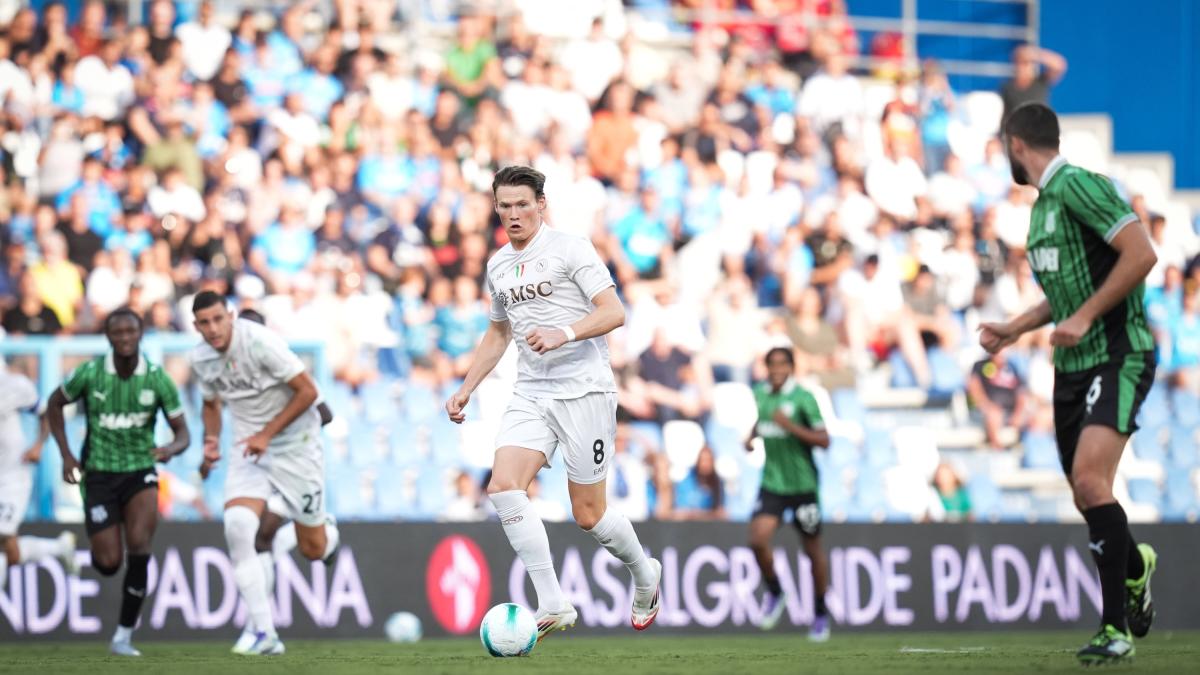 Sassuolo Napoli, le pagelle: Laurienté dura un tempo, 6; McTominay è totale, 7,5 Sassuolo Napoli, le pagelle: Laurienté dura un tempo, 6; McTominay è totale, 7,5