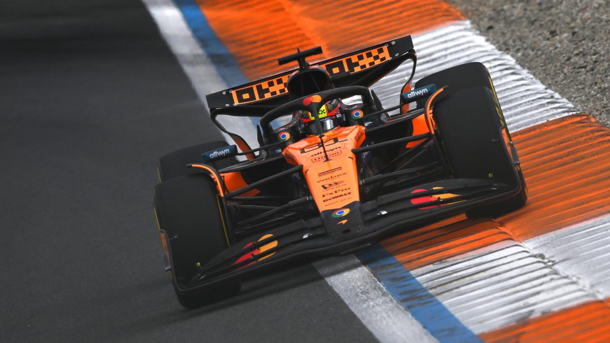 gp olanda super pole di piastri su norris e verstappen ferrari leclerc 6176 hamilton 7176