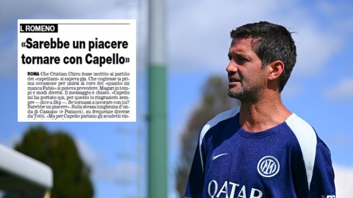 "Con Capello alla Juve? Perché no...". E Roma si infuriò: così Chivu andò dallo psicologo "Con Capello alla Juve? Perché no...". E Roma si infuriò: così Chivu andò dallo psicologo