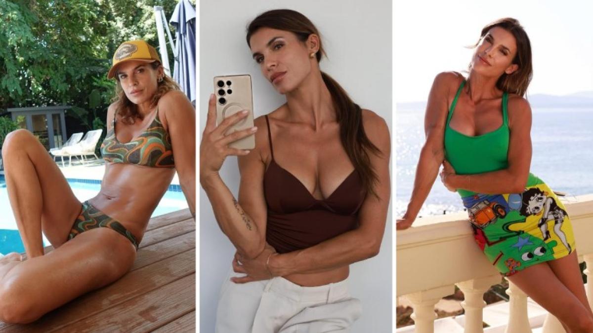 elisabetta canalis icona fitness a 47 anni con surf kickboxing e qualche sfizio a tavola