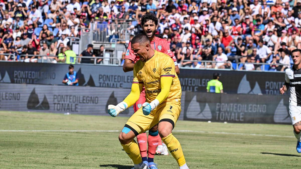 Cagliari Parma, le pagelle: Caprile da 8, prende tutto. Stecca Pellegrino, 5