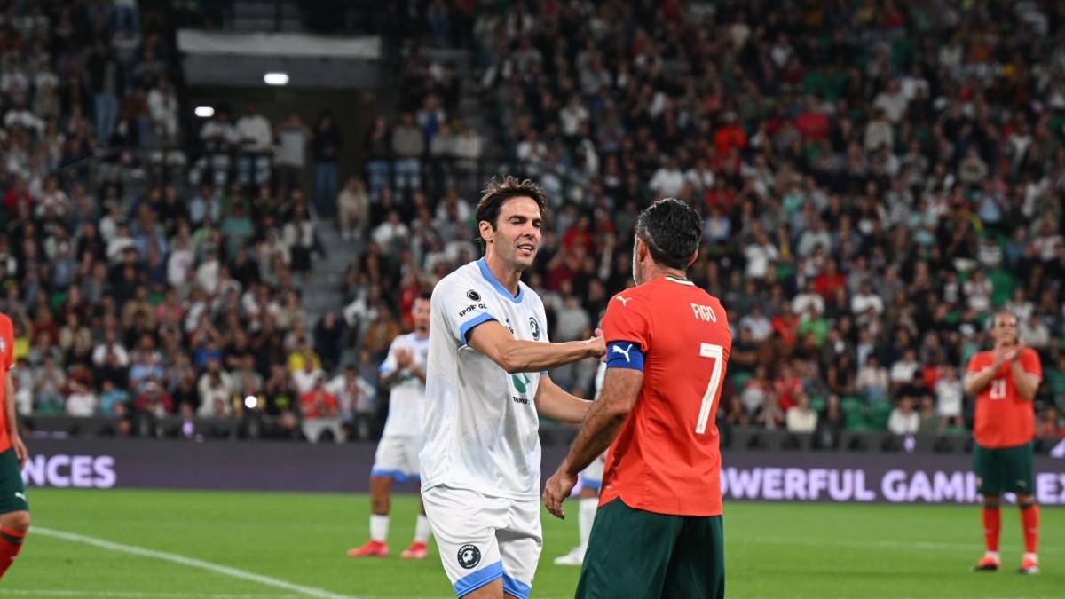 Figo, Del Piero e Kakà accendono la Charity Game: che show a Lisbona!