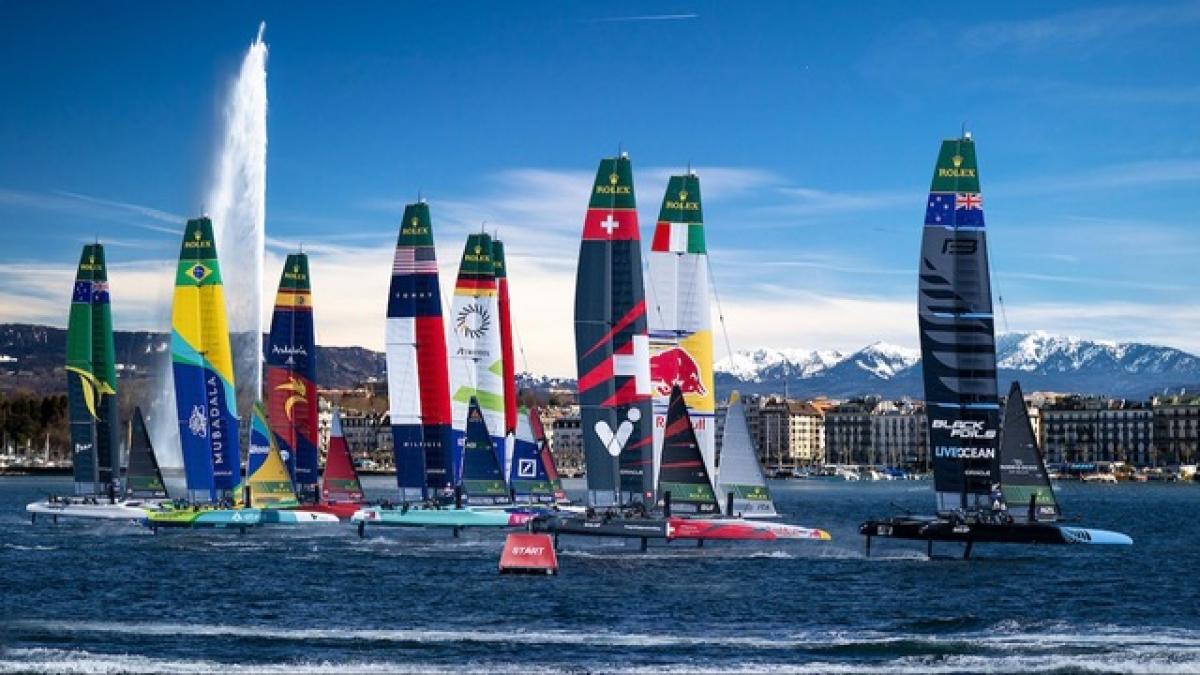 Sail GP: a Ginevra prima festa per Germany. Il vento rivoluziona la gara