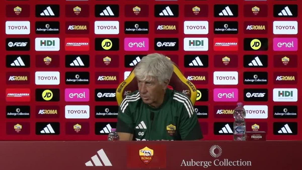 Gasperini: "Roma, col Lilla temo Giroud, è incredibile. Davanti siamo corti, niente turnover"