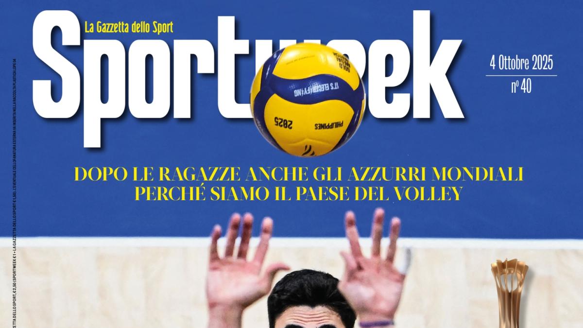 Italvolley caput mundi. E poi Tardelli, Polonara, Casper Ruud... Tutto sul nuovo Sportweek