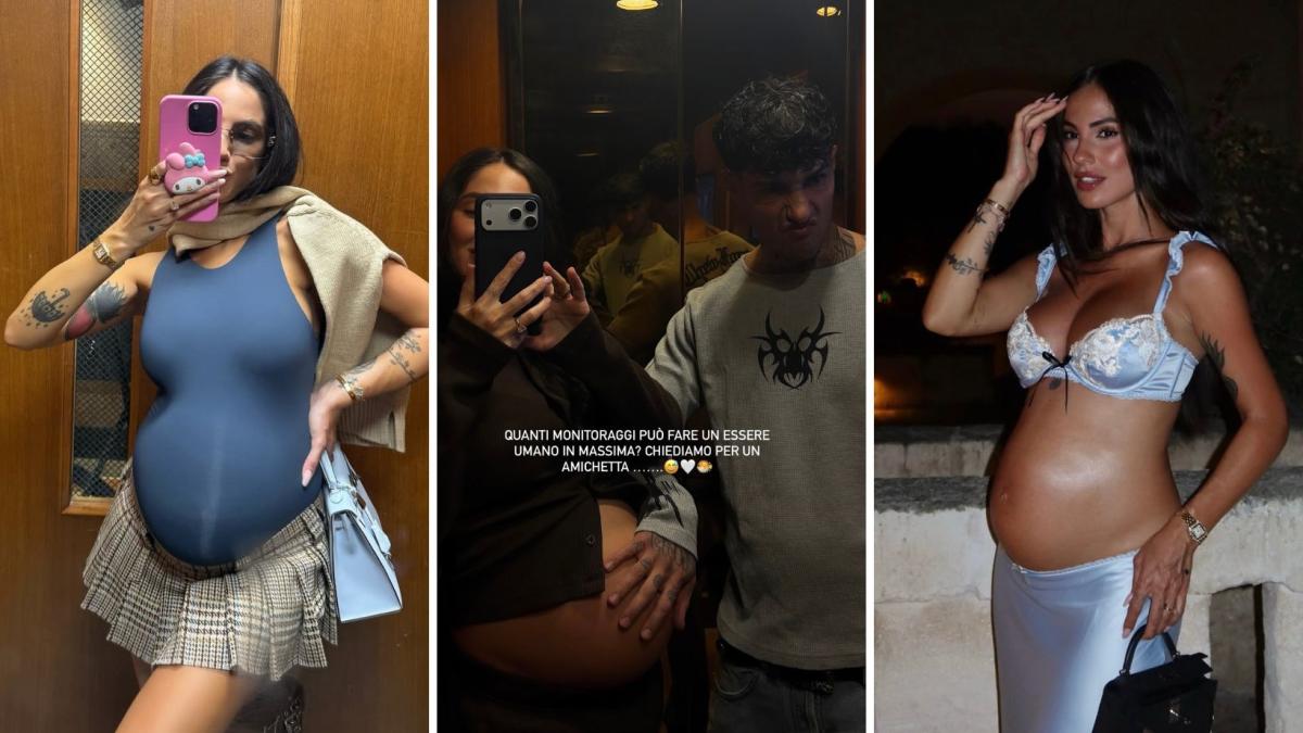 giulia de lellis a un passo dal parto la foto con tony effe smentisce le fake news