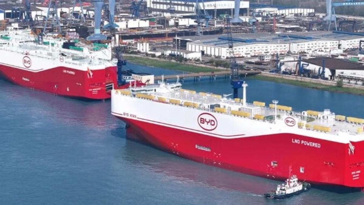 Le otto navi di Byd per trasportare un milione di auto Le otto navi di Byd per trasportare un milione di auto