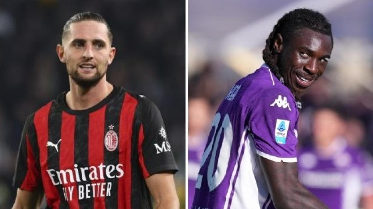 Rabiot, Kean, Athekame, l