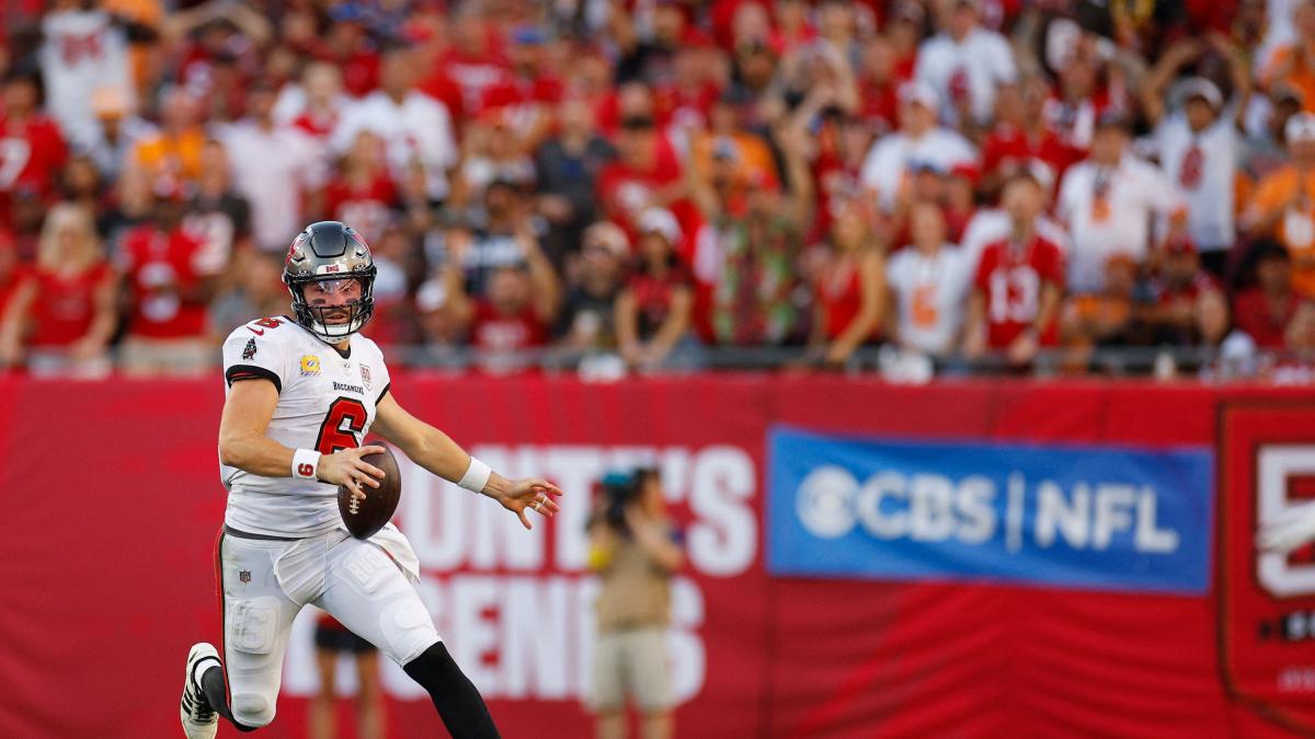 mayfield fa volare tampa mahomes rialza kansas city baltimore sempre pi249 in crisi