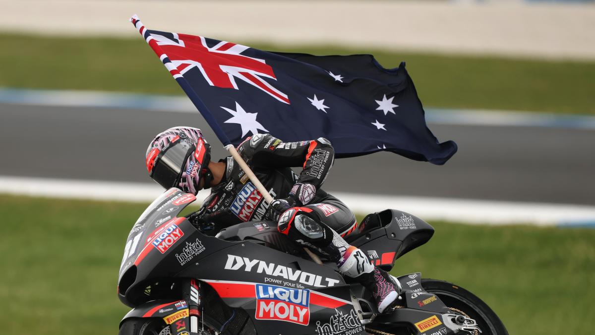 Moto2 Australia: Agius vince, Moreira accorcia su Gonzalez. Moto3 a Rueda