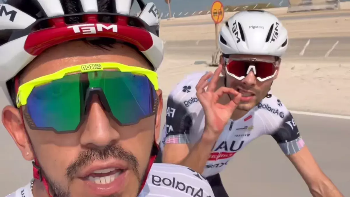 Uae-XRG, Baroncini di nuovo in sella dopo l’incidente