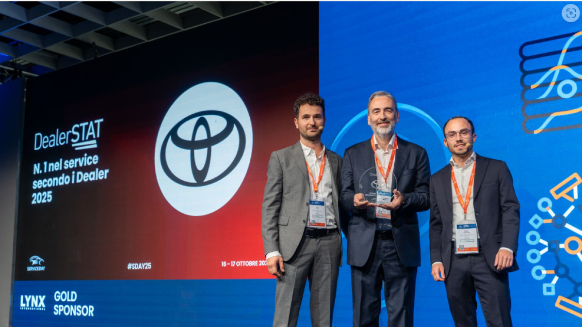 DealerStat 2025: Toyota premiato come miglior brand nel service