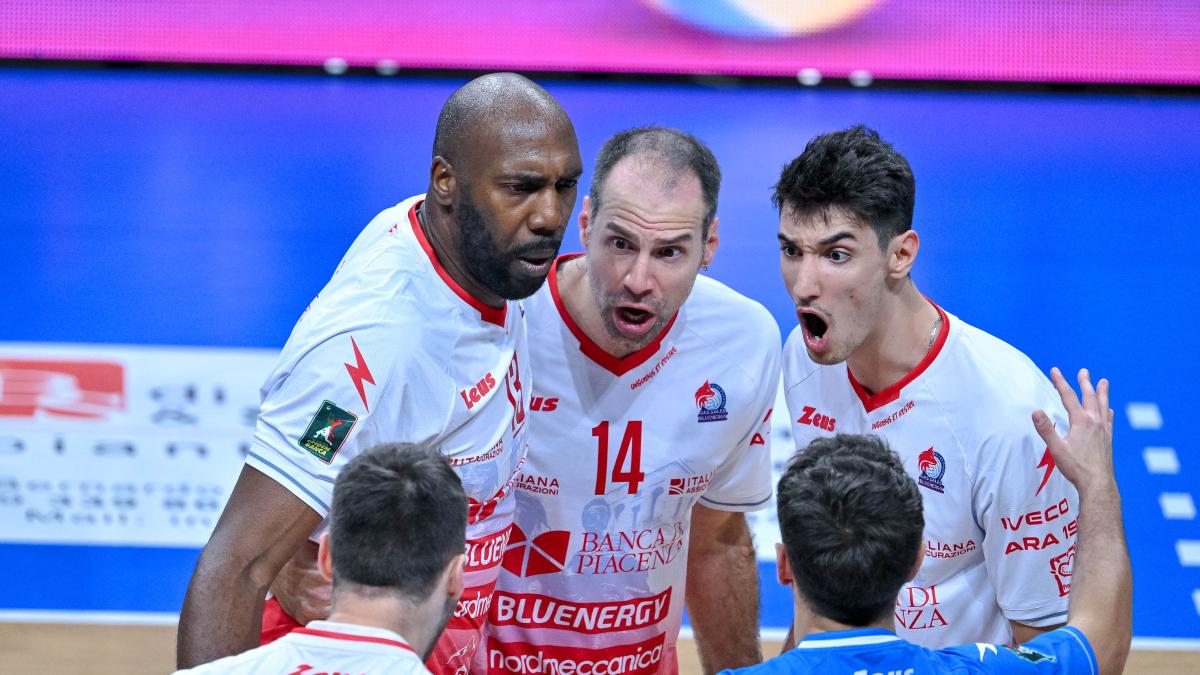 Superlega: Piacenza, che rimonta. Cuneo va ko al tie break