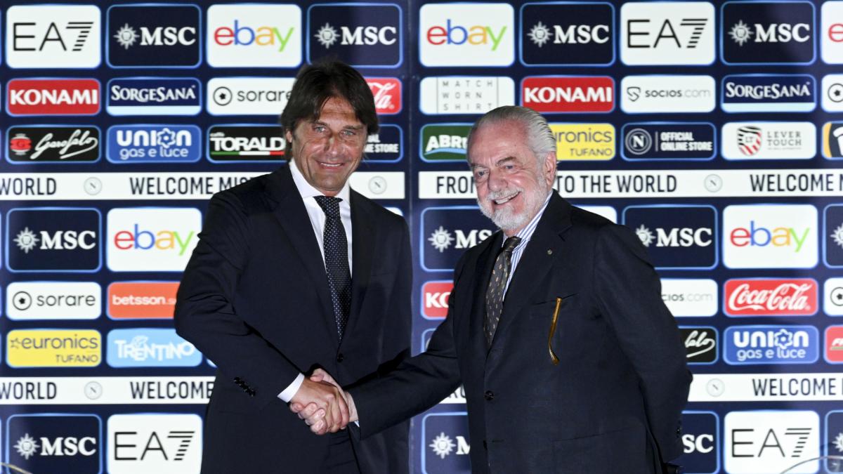 De Laurentiis: "Felice di avere al mio fianco un uomo vero come Conte"