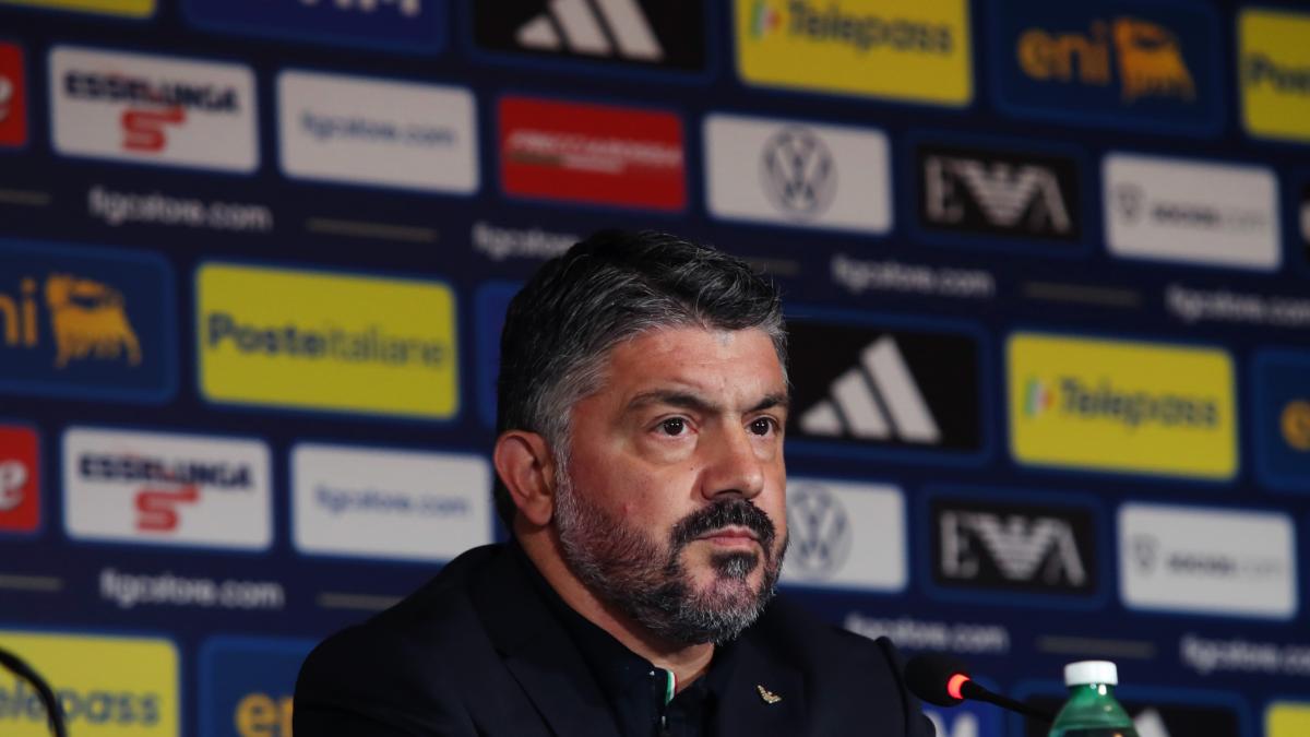 Gattuso: "Scamacca e Raspadori titolari. Moldova? Non è una squadra di scappati di casa"