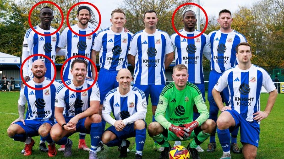 Birre, fango e nove gol a partita: lo show degli ex Premier in Sunday League