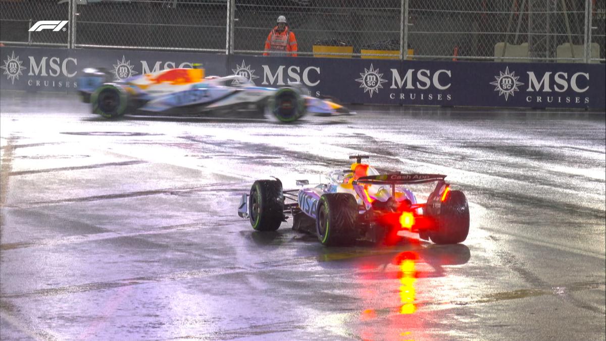 live f1 las vegas via alle qualifiche sotto la pioggia