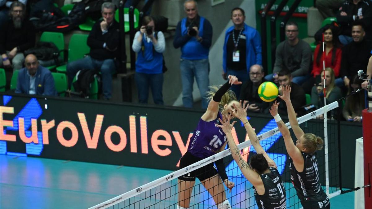 Conegliano, che battaglia alla prima in Champions: Zeren rimontato e ko al tie break