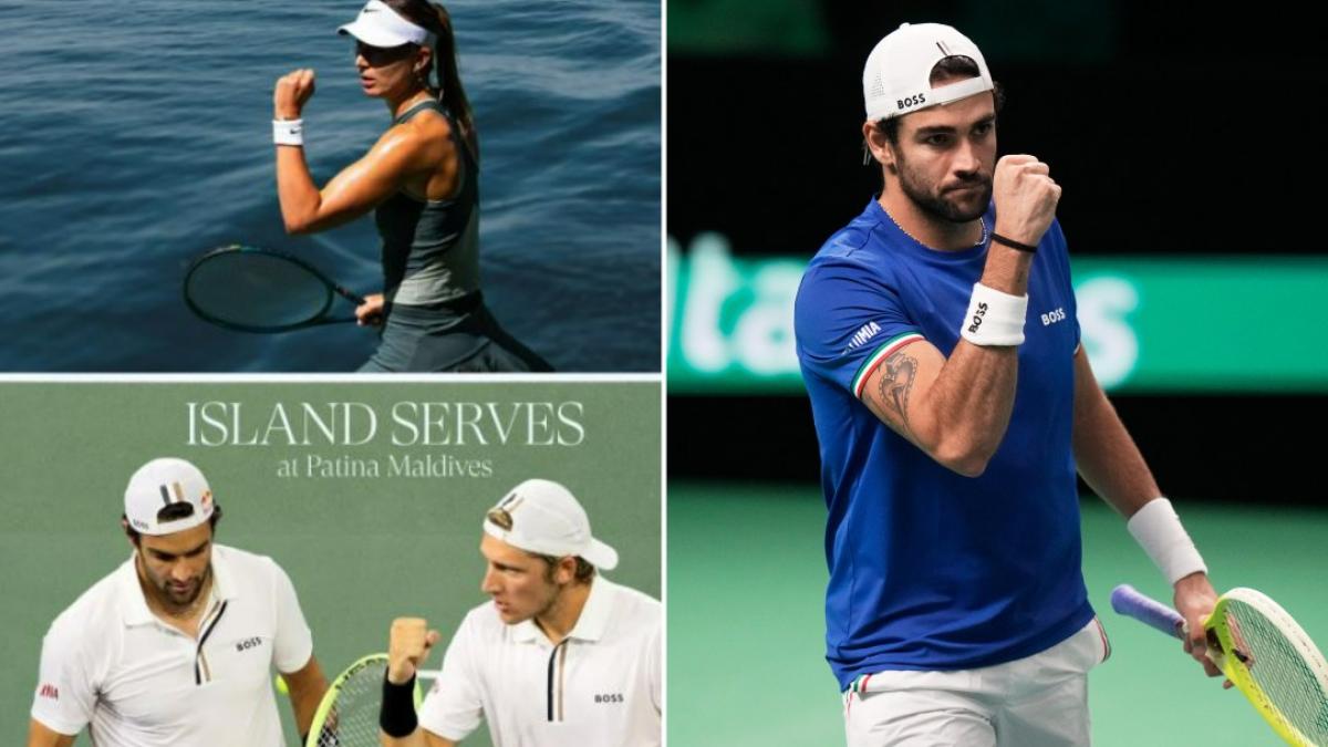 lezioni di tennis con berrettini alle maldive si pu242 l anno scorso c era anche alcaraz