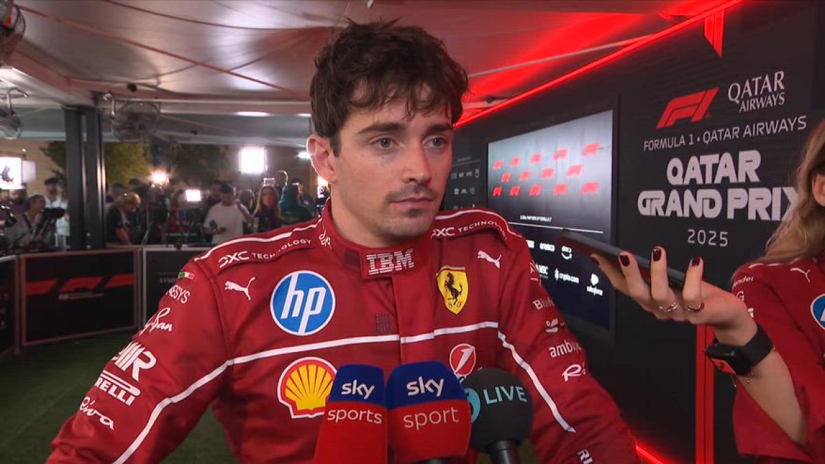 Leclerc, sarcasmo sulla Ferrari: “GP Qatar? L