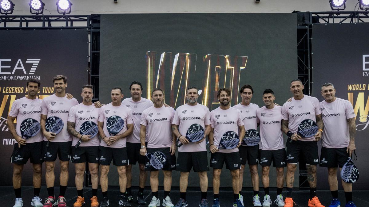 World Legends Padel Tour: Toni/Ceccarelli campioni del mondo alle Finals di Miami, Totti Mvp