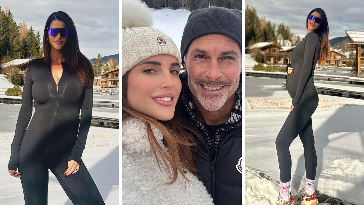 Fabio Galante e Francesca Falomo incinta, dalla neve agli impegni a Milano: le foto social